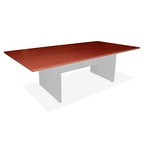 Lorell Essentials Rectangular Conference Tabletop 1" Height x 94.5" Width x 47.3" Depth x 1.3" Thickness - Finish: Cherry, Laminate - Modesty Panel (LLR69123)