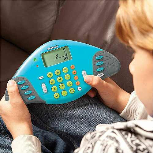 Learning Resources Handheld MathShark Game Theme/Subject: Learning - Skill Learning: Mathematics, Addition, Subtraction, Multiplication, Division, Fraction, Decimal, Percent, Motivation, Problem Solving - 6 Year & Up - Multi (8490)