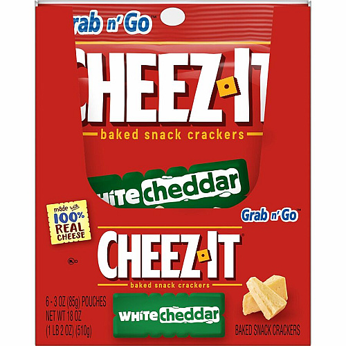 Cheez-It&reg White Cheddar Crackers White Cheddar - 15 oz - 6 / Box (31533)