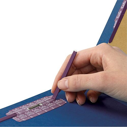 Smead Premium Pressboard Classification Folders with SafeSHIELD&reg; Coated Fastener Technology 8 1/2" x 11" - 2" Expansion - 2 x 2S Fastener(s) - 2" for Folder, Divider - Top Tab Location - Right of Center Tab Position - 2 Divider(s) - 25 pt. - 1 (14200)