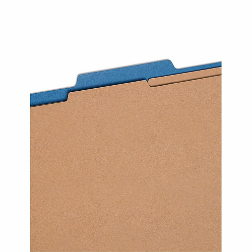 Smead Premium Pressboard Classification Folders with SafeSHIELD&reg; Coated Fastener Technology 8 1/2" x 11" - 2" Expansion - 2 x 2S Fastener(s) - 2" for Folder, Divider - Top Tab Location - Right of Center Tab Position - 2 Divider(s) - 25 pt. - 1 (14200)