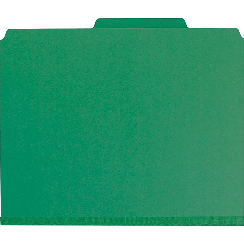 Smead Premium Pressboard Classification Folders with SafeSHIELD&reg; Coated Fastener Technology 8 1/2" x 11" - 2" Expansion - 2 x 2S Fastener(s) - 2" for Folder, Divider - Top Tab Location - Right of Center Tab Position - 2 Divider(s) - 25 pt. - 1 (14201)