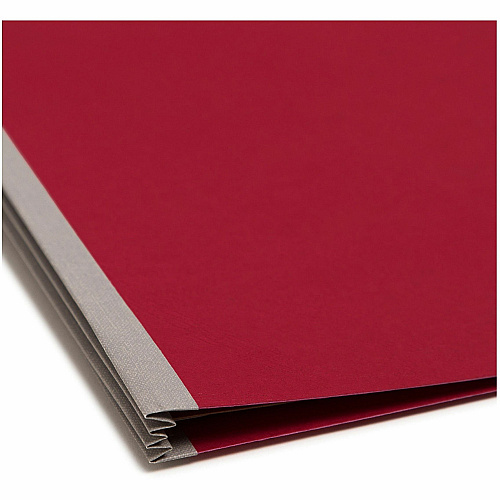 Smead Premium Pressboard Classification Folders with SafeSHIELD&reg; Coated Fastener Technology 8 1/2" x 11" - 2" Expansion - 2 x 2S Fastener(s) - 2" for Folder, Divider - Top Tab Location - Right of Center Tab Position - 2 Divider(s) - 25 pt. - 1 (14202)