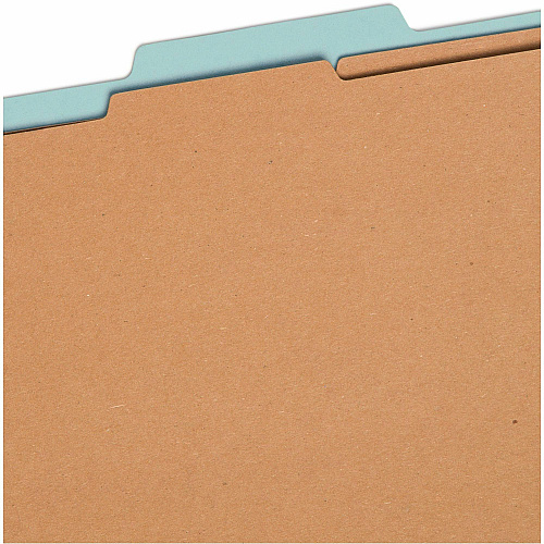 Smead Premium Pressboard Classification Folders with SafeSHIELD&reg; Coated Fastener Technology 8 1/2" x 11" - 2" Expansion - 2 x 2S Fastener(s) - 2" for Folder, Divider - Top Tab Location - Right of Center Tab Position - 2 Divider(s) - 25 pt. - 1 (14204)