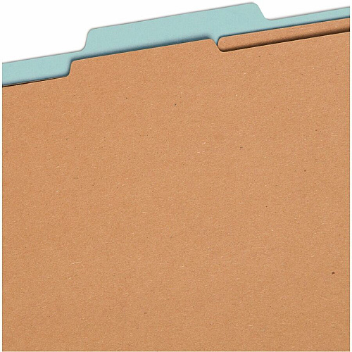 Smead Premium Pressboard Classification Folders with SafeSHIELD&reg; Coated Fastener Technology 8 1/2" x 14" - 2" Expansion - 2 x 2S Fastener(s) - 2" for Folder, 1" for Divider - Top Tab Location - Right of Center Tab Position - 2 Divider(s) - 25  (19204)
