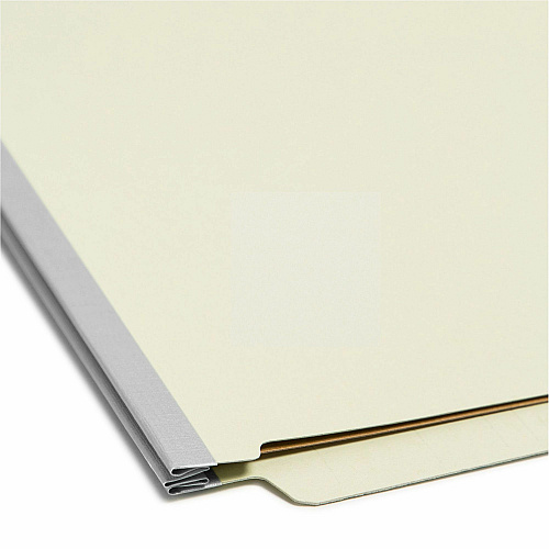 Smead Legal Recycled Classification Folder 8 1/2" x 14" - 2" Expansion - 6 x 2K Fastener(s) - End Tab Location - 2 Divider(s) - 25 pt. - Pressboard - Gray, Green - Tear Resistant - 100% Recycled - 10 / Box (29802)