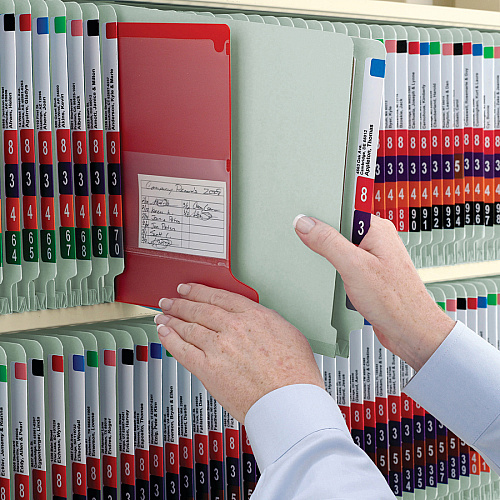 Smead Legal Recycled Classification Folder 8 1/2" x 14" - 2" Expansion - 6 x 2K Fastener(s) - End Tab Location - 2 Divider(s) - 25 pt. - Pressboard - Gray, Green - Tear Resistant - 100% Recycled - 10 / Box (29802)