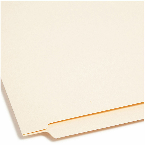Smead Straight Tab Cut Letter Recycled Fastener Folder 8 1/2" x 11" - 3/4" Expansion - 2 x 2S Fastener(s) - 2" for Folder - 11 pt. - 2 Plys - Manila - Reinforced Tab - 10% Recycled - 50 / Box (34117)