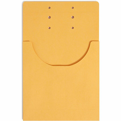 Smead Letter, Legal File Jacket 8 1/2" x 14" - 3/4" Expansion - 1 Pocket(s) - 7.5 pt. - Kraft - Pre-punched - 100 / Carton (68196)