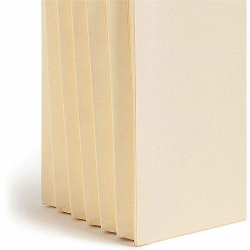 Smead Letter Recycled File Pocket 8 1/2" x 11" - 5 1/4" Expansion - 2 Plys - Manila - Reinforced Tab - 10% Recycled - 10 / Box (75175)