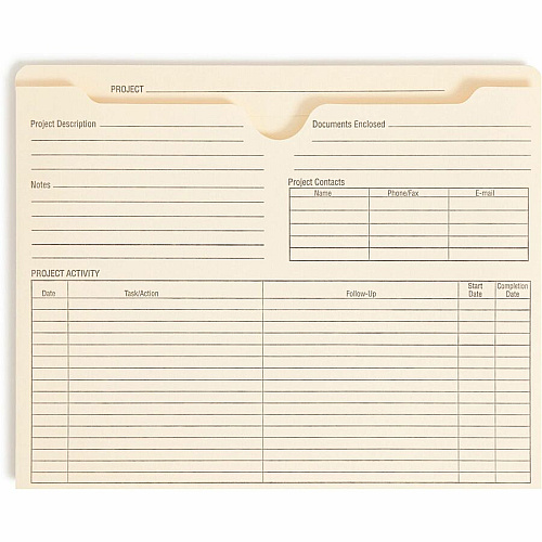 Smead Straight Tab Cut Letter Recycled File Jacket 8 1/2" x 11" - 2" Expansion - Top Tab Location - 11 pt. - 2 Plys - Manila - Reinforced Tab, Slip Resistant - 10% Recycled - 50 / Box (75622)