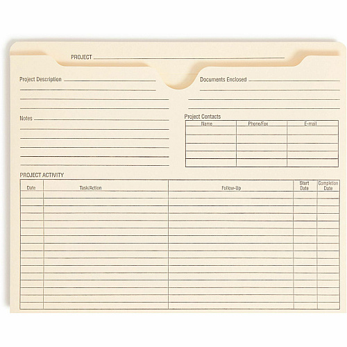 Smead Straight Tab Cut Letter Recycled File Jacket 8 1/2" x 11" - 2" Expansion - Top Tab Location - 11 pt. - 2 Plys - Manila - Reinforced Tab, Slip Resistant - 10% Recycled - 50 / Box (75622)
