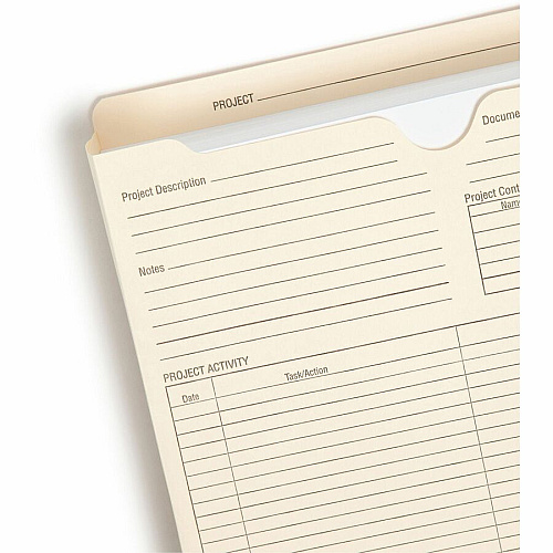 Smead Straight Tab Cut Letter Recycled File Jacket 8 1/2" x 11" - 2" Expansion - Top Tab Location - 11 pt. - 2 Plys - Manila - Reinforced Tab, Slip Resistant - 10% Recycled - 50 / Box (75622)