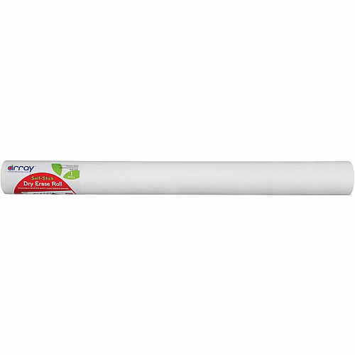 GoWrite! Dry Erase Roll White Surface - 240" (20 ft) Width x 24" (2 ft) Length - Self-adhesive - 1 Roll (AR2420)