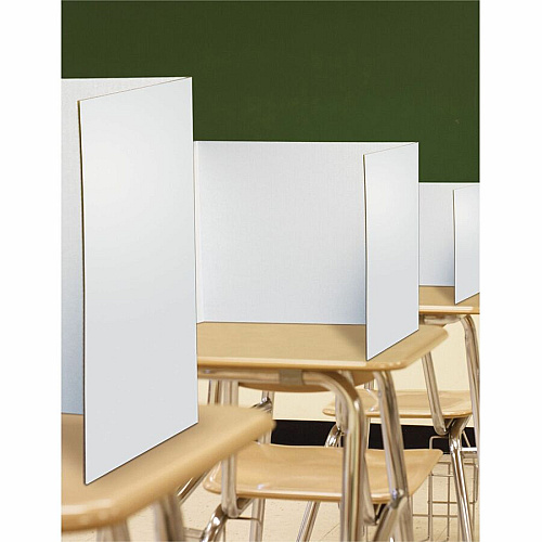 Pacon Privacy Boards 48" Width x 16" Height0.9" Length - White - 4 / Pack (3782)