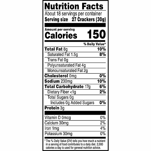 Cheez-It&reg Original Crackers Original - 1 Serving Pouch - 3 oz - 6 / Box (19133)