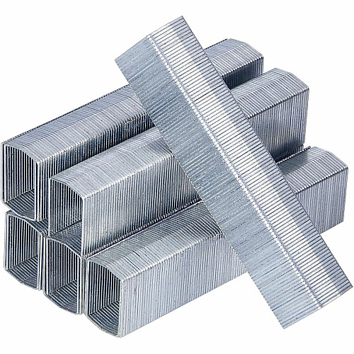 Bostitch EZ Squeeze 130 Premium Staples 13/16" Leg - 1/2" Crown - Holds 130 Sheet(s) - for Paper - Chisel Point - Steel Gray - High Carbon Steel - 2.4" Height x 2.9" Width x 0.8" Length - 210 Per Strip - 1000 / Box (STCR130XHC)