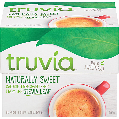 Truvia Cargill All Natural Sweetener Packets Natural Sweetener - 80 / Box (8844)