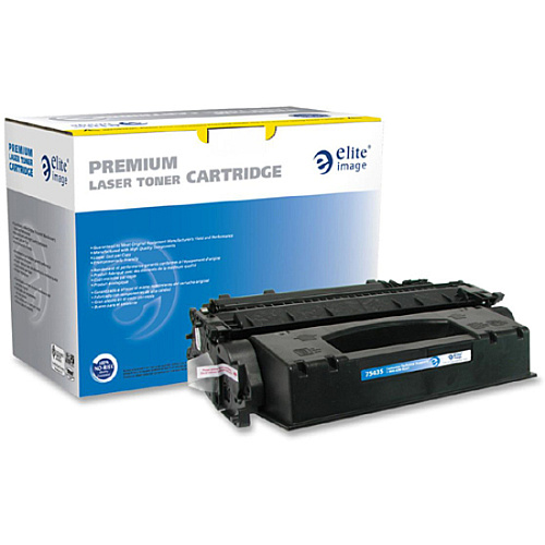 Elite Image Remanufactured Toner Cartridge - Alternative for HP 05X (CE505X) 6500 Pages (75435)
