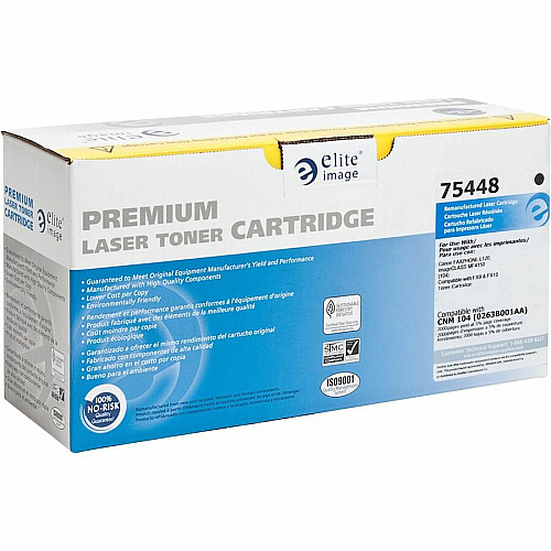 Elite Image Remanufactured Toner Cartridge - Alternative for Canon (104) 2000 Pages (75448)