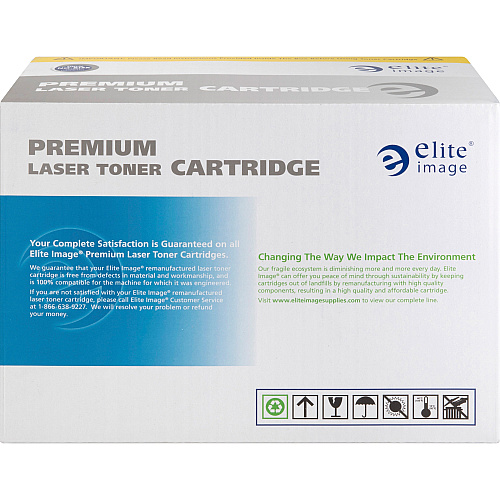 Elite Image Remanufactured Laser Toner Cartridge - Alternative for HP 55A (CE255A) - Black - 1 Each 6000 Pages (75478)