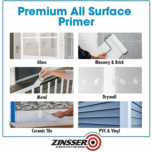 Zinsser Bulls Eye 1-2-3 Primer 1 Color(s) - White - 1 gal - 4 / Carton (2001)