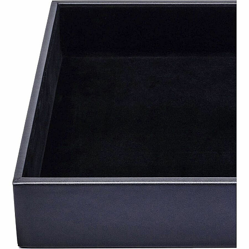 Dacasso Classic Leather Conference Room Organizer 8 x Writing Pad - 3 Compartment(s) - 2.38" Height x 12.50" Width x 12.75" Length - Desktop - Black - Leather - 1 Each (A1040)
