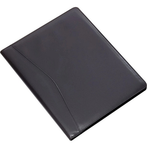 Dacasso Letter Portfolio 8 1/2" x 11" - Black - 1 Each (E1001)