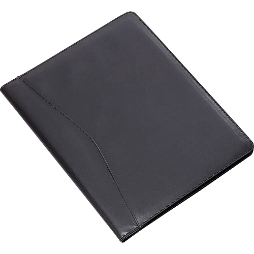 Dacasso Letter Portfolio 8 1/2" x 11" - Black - 1 Each (E1001)