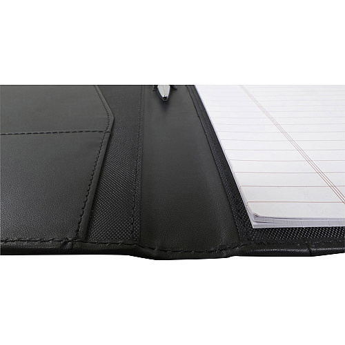 Dacasso Letter Portfolio 8 1/2" x 11" - Black - 1 Each (E1001)