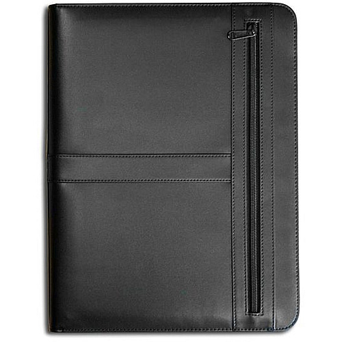 Dacasso Letter Portfolio 8 1/2" x 11" - Black - 1 Each (E1004)