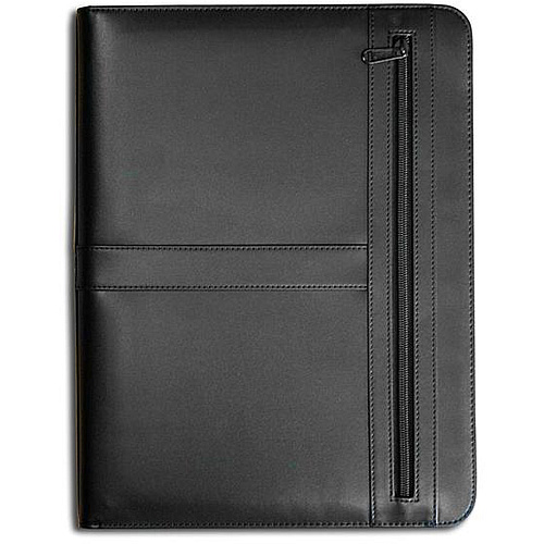 Dacasso Letter Portfolio 8 1/2" x 11" - Black - 1 Each (E1004)