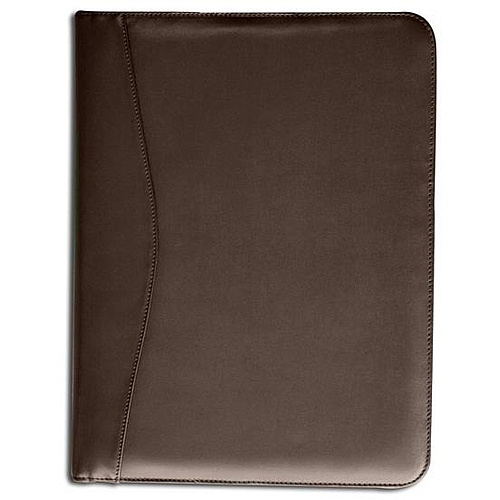 Dacasso Deluxe Letter Portfolio 8 1/2" x 11" - Chocolate Brown - 1 Each (E3402)