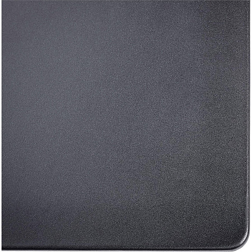 Dacasso Leather Desk Mat Rectangular - 38" Width x 24" Depth - Felt Backing - Top Grain Leather - Black - 1 Each (P1011)