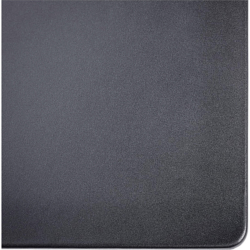 Dacasso Leather Desk Mat Rectangular - 38" Width x 24" Depth - Felt Backing - Top Grain Leather - Black - 1 Each (P1011)
