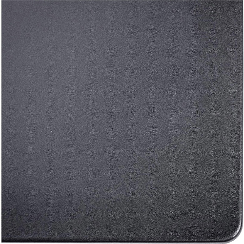 Dacasso Leather Desk Mat Rectangular - 24" Width x 19" Depth - Felt Backing - Top Grain Leather - Black - 1 Each (P1019)