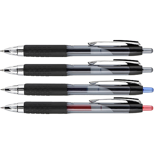 uni-ball uniball&trade; 207 Gel Pen 0.7 mm Medium Pen Point - Refillable - Retractable - Assorted Ink - Gel-based - 4 / Pack (33961PP)