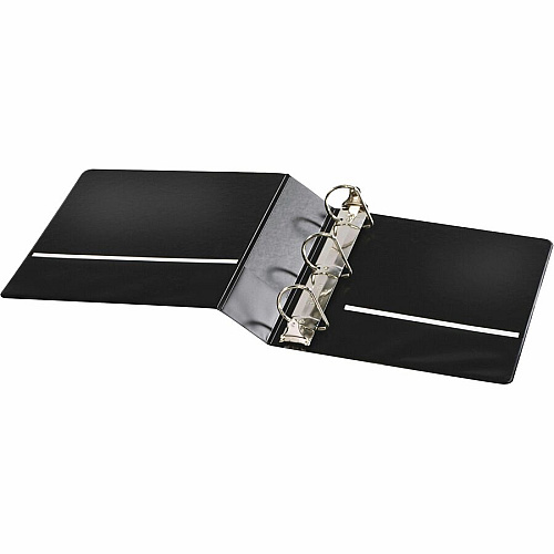 Cardinal Performer ClearVue Slant-D Ring Binder 2" Binder Capacity - Letter - 8 1/2" x 11" Sheet Size - 540 Sheet Capacity - 2 1/2" Spine Width - 3 Ring(s) - Fastener(s): D-Ring - Pocket(s): 2, Inside Front & Back - Vinyl - Black - 1.40 lb - Lab (17501CB)