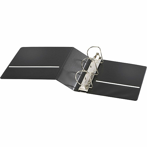 Cardinal Performer ClearVue Slant-D Ring Binder 4" Binder Capacity - Letter - 8 1/2" x 11" Sheet Size - 835 Sheet Capacity - 3 3/5" Spine Width - 3 Ring(s) - Fastener(s): D-Ring - Pocket(s): 2, Inside Front & Back - Vinyl - Black - 2.14 lb - Lab (17811CB)
