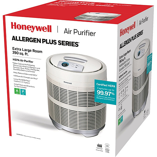 Honeywell HPA50250 HEPA Air Purifier HEPA - 390 Sq. ft. - White (50250S)
