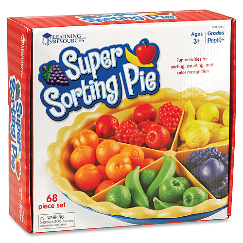 Learning Resources Super Sorting Pie Play Kit - 3-6 Year (LER6216)