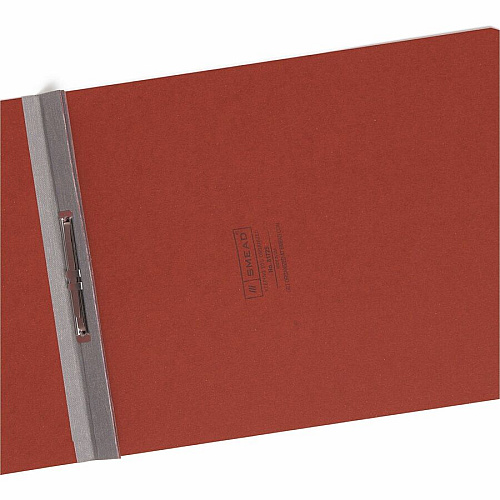 Smead Recycled Report Cover 2" Folder Capacity - 8 1/2" x 11" - 2" Expansion - 1 Fastener(s) - 25 pt. - Pressboard - Red - Metal Compressor, Hinged - 100% Paper Recycled - 1 Each (81725)