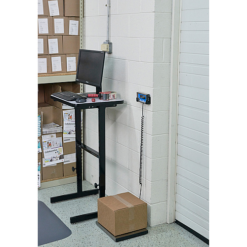 Brecknell Portable Shipping Scale 400 lb / 181 kg Maximum Weight Capacity - White (LPS400)