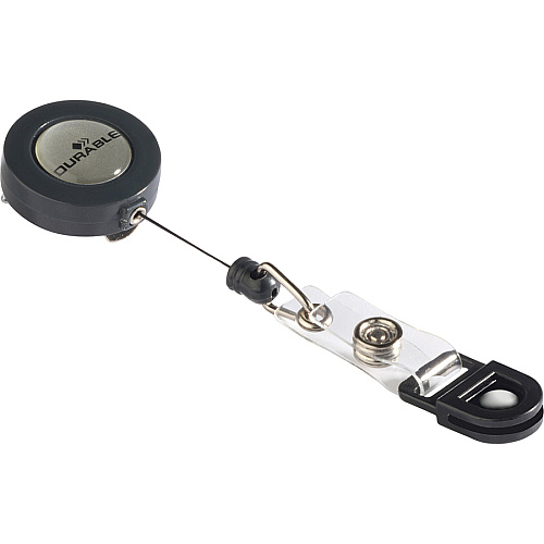 DURABLE Tension Fit ID Gripper Black - 50 / Box (818801)