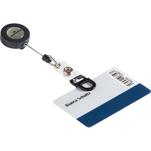 DURABLE Tension Fit ID Gripper Black - 50 / Box (818801)