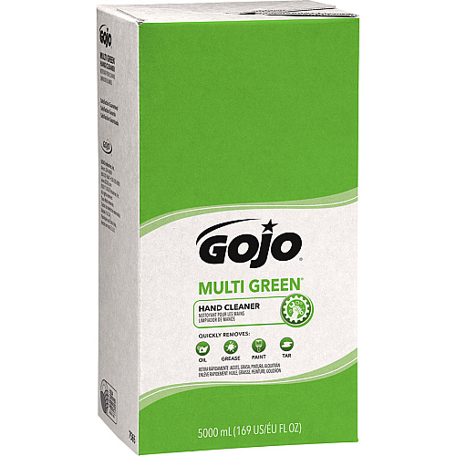 Gojo&reg; Pro TDX 5000 Refill Multi Green Hand Cleaner Citrus Scent - 1.32 gal - Soil Remover, Dirt Remover - Hand - Green - Non-abrasive - 2 / Carton (756502)