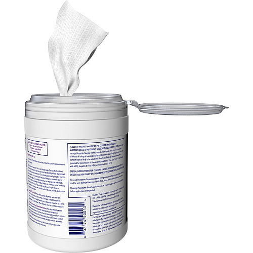 Diversey Oxivir Tb Wipes For Multipurpose - Characteristic Scent - 7" Length x 6" Width - Recommended For: Bacteria Remover, Fungi Remover, Virus Remover, Blood Remover - Disinfectant, VOC-free - White - 160/Tub - 1 Each (4599516)