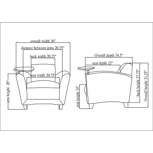 Lorell Accession Club Chair with Tablet Tray Black Seat Color - Leather Seat Material - Four-legged Base - 1 Each (LLR68953)