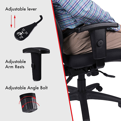 Lorell Executive Mesh High-back Swivel Chair Black Seat Color - Fabric Seat Material - Steel Frame Material - Black - 1 Each (LLR86205)