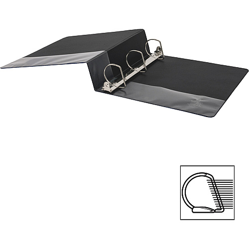 Business Source Slanted D-ring Binders 2" Binder Capacity - 3 Ring(s) - Fastener(s): D-Ring - Pocket(s): 2, Internal - Chipboard, Polypropylene - Blue - PVC-free, Non-stick, Spine Label, Gap-free Ring, Non-glare, Heavy Duty, Open and Closed Tri (BSN33111)